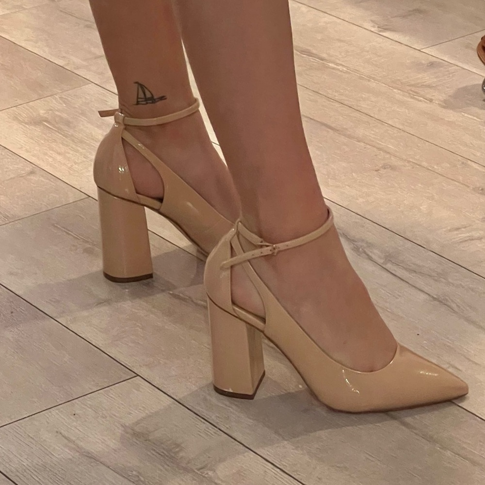 Ankle strap heels